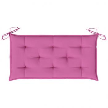 Gartenbank-Auflage Rosa 100x50x7 cm Oxford-Gewebe