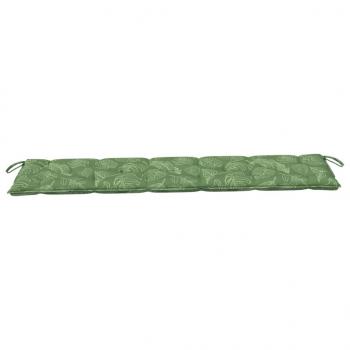 Gartenbank-Auflage Blattmuster 180x50x7 cm Oxford-Gewebe