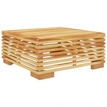 9-tlg. Garten-Lounge-Set mit Kissen Massivholz Teak