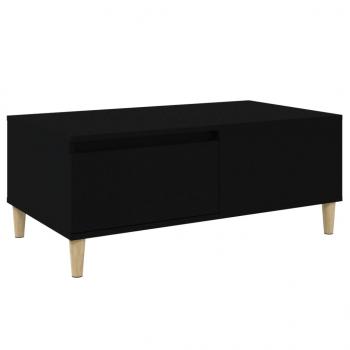 Couchtisch Schwarz 90x50x36,5 cm Holzwerkstoff