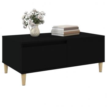 Couchtisch Schwarz 90x50x36,5 cm Holzwerkstoff