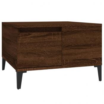 Couchtisch Braun Eichen-Optik 55x55x36,5 cm Holzwerkstoff