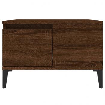 Couchtisch Braun Eichen-Optik 55x55x36,5 cm Holzwerkstoff