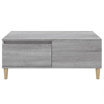 Couchtisch Grau Sonoma 90x50x36,5 cm Holzwerkstoff