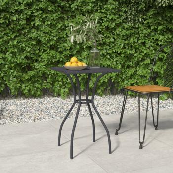 ARDEBO.de - Gartentisch Anthrazit 50x50x72 cm Stahlgitter