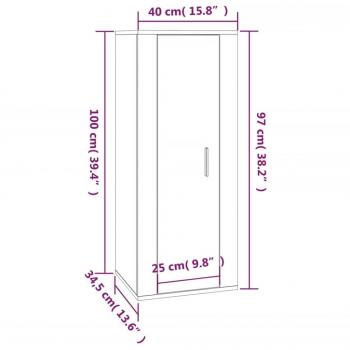 2-tlg. TV-Schrank-Set Sonoma-Eiche Holzwerkstoff 