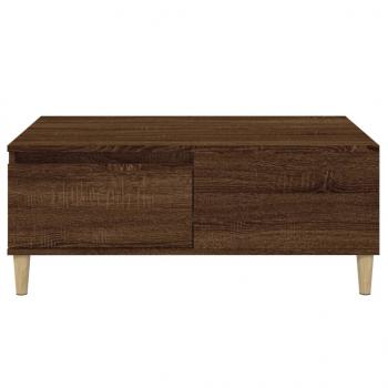 Couchtisch Braun Eichen-Optik 90x50x36,5 cm Holzwerkstoff