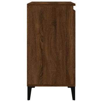 Nachttisch Braun Eichen-Optik 40x35x70 cm Holzwerkstoff