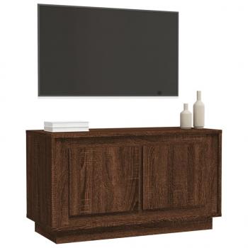 TV-Schrank Braun Eichen-Optik 80x35x45 cm Holzwerkstoff