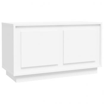 TV-Schrank Weiß 80x35x45 cm Holzwerkstoff