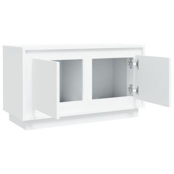 TV-Schrank Weiß 80x35x45 cm Holzwerkstoff