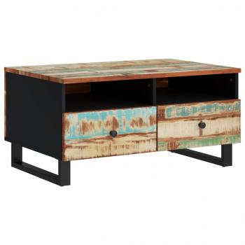 Couchtisch 80x54x40 cm Altholz Massiv & Holzwerkstoff