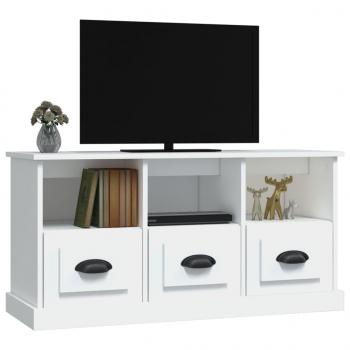 TV-Schrank Weiß 100x35x50 cm Holzwerkstoff