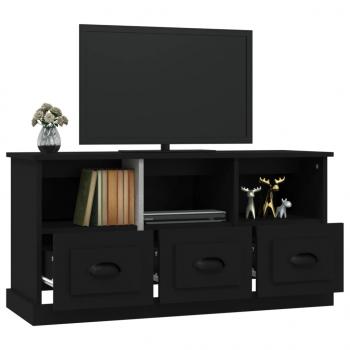 TV-Schrank Schwarz 100x35x50 cm Holzwerkstoff