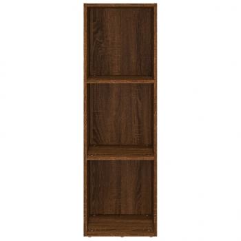 Bücherschrank/TV-Schrank Braun Eichen-Optik 36x30x114 cm