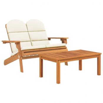 5-tlg. Garten-Lounge-Set Adirondack Massivholz Akazie