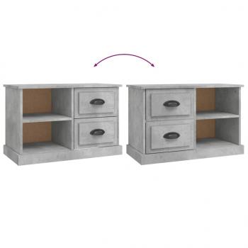 TV-Schrank Betongrau 73x35,5x47,5 cm Holzwerkstoff