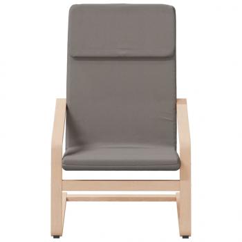 Relaxsessel Taupe Stoff