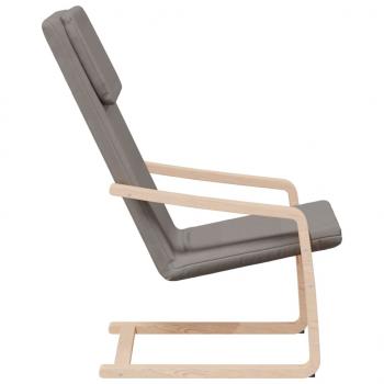 Relaxsessel Taupe Stoff