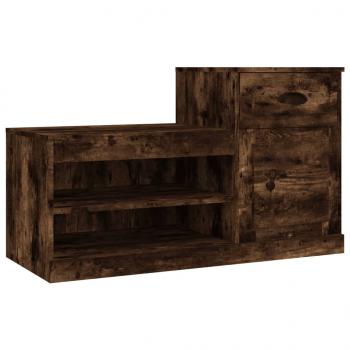 Schuhschrank Räuchereiche 100x42x60 cm Holzwerkstoff