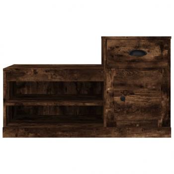 Schuhschrank Räuchereiche 100x42x60 cm Holzwerkstoff