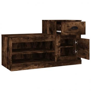 Schuhschrank Räuchereiche 100x42x60 cm Holzwerkstoff