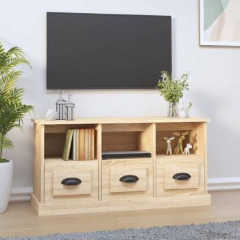 ARDEBO.de - TV-Schrank Sonoma-Eiche 100x35x50 cm Holzwerkstoff