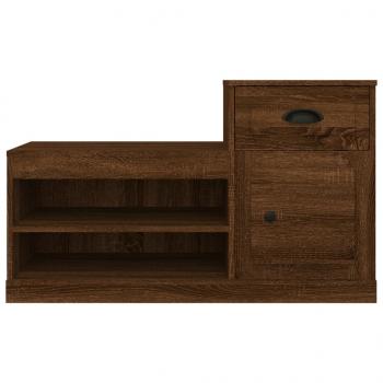 Schuhschrank Braun Eichen-Optik 100x42x60 cm Holzwerkstoff