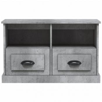 TV-Schrank Betongrau 80x35x50 cm Holzwerkstoff