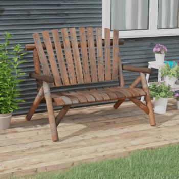 ARDEBO.de - Gartenbank 2-Sitzer 119x85x98 cm Massivholz Fichte