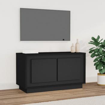 ARDEBO.de - TV-Schrank Schwarz 80x35x45 cm Holzwerkstoff