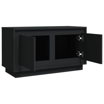 TV-Schrank Schwarz 80x35x45 cm Holzwerkstoff