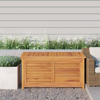 ARDEBO.de - Gartenbox mit Beutel 114x50x58 cm Massivholz Teak