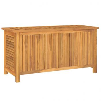 Gartenbox mit Beutel 114x50x58 cm Massivholz Teak