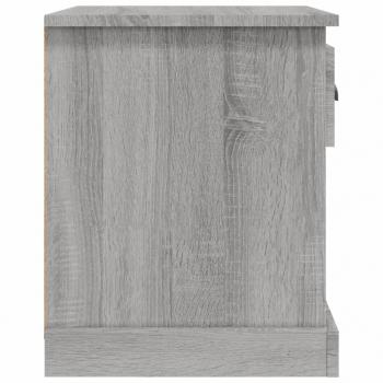 Nachttische 2 Stk. Grau Sonoma 39x39x47,5 cm Holzwerkstoff