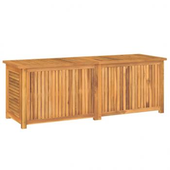 Gartenbox mit Beutel 150x50x53 cm Massivholz Teak