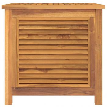 Gartenbox mit Beutel 60x50x58 cm Massivholz Teak