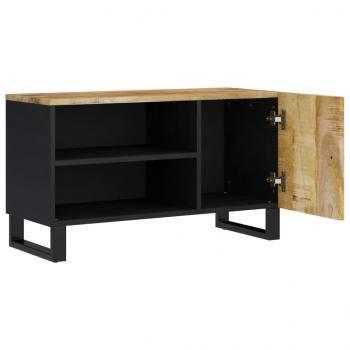 TV-Schrank 80x33x46 cm Massivholz Mango & Holzwerkstoff