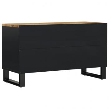 TV-Schrank 80x33x46 cm Massivholz Mango & Holzwerkstoff