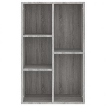 Bücherregal/Sideboard Grau Sonoma 50x25x80 cm Holzwerkstoff