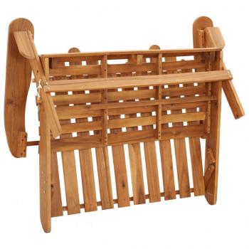 3-tlg. Garten-Lounge-Set Adirondack Massivholz Akazie