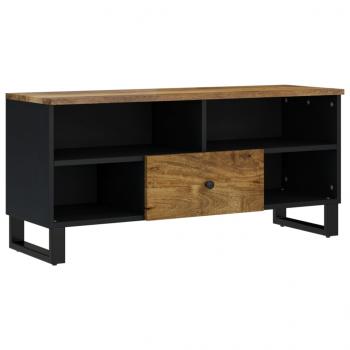 TV-Schrank 100x33x46 cm Massivholz Mango & Holzwerkstoff