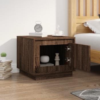 Couchtisch Braun Eichen-Optik 51x50x44 cm Holzwerkstoff