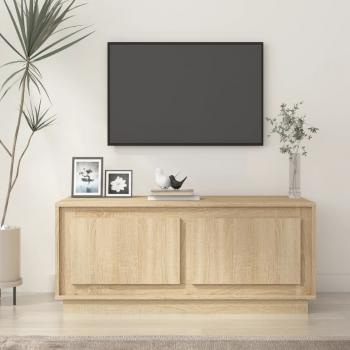 ARDEBO.de - Couchtisch Sonoma-Eiche 102x50x44 cm Holzwerkstoff