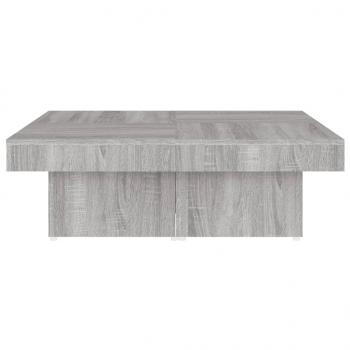 Couchtisch Grau Sonoma 90x90x28 cm Holzwerkstoff