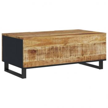 Couchtisch 100x54x40 cm Massivholz Mango & Holzwerkstoff