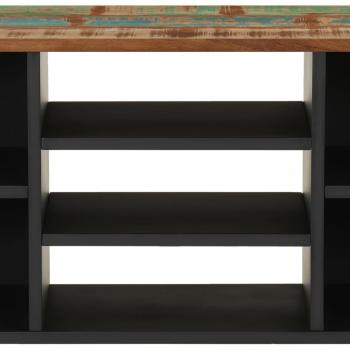 TV-Schrank 100x33x46 cm Altholz Massiv & Holzwerkstoff