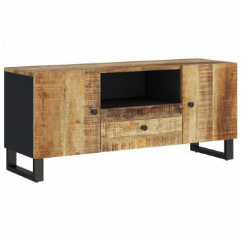 TV-Schrank 105x33,5x46 cm Massivholz Mango & Holzwerkstoff