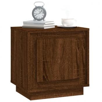 Nachttische 2 Stk. Braun Eichen-Optik 44x35x45 cm Holzwerkstoff