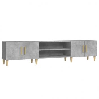 TV-Schrank Betongrau 180x31,5x40 cm Holzwerkstoff